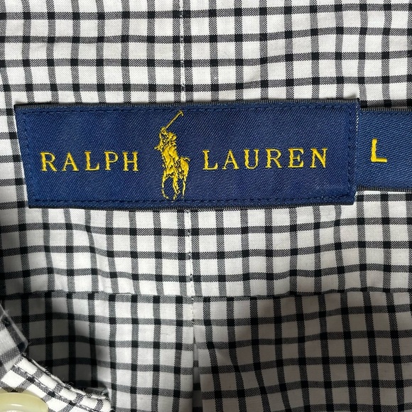 Polo Ralph Lauren 100% cotton Long Sleeve Button Down Shirt Size L - Picture 10 of 10